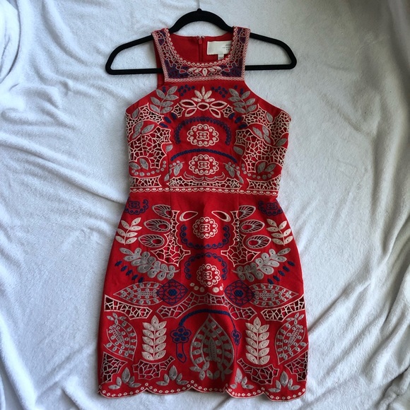 J.O.A. Dresses & Skirts - J.O.A. Embroidered Dress